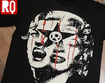 Maglietta punk Monroe, moda alternativa, goth, maglietta estetica dark