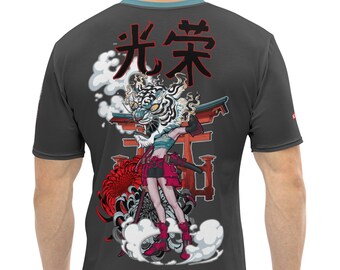 Tiger girl, Harajuku t-shirt