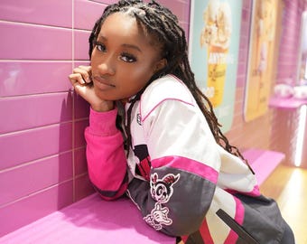 RQ Racer Jacket, High Quality Embroidery, Pink Lining, Unique