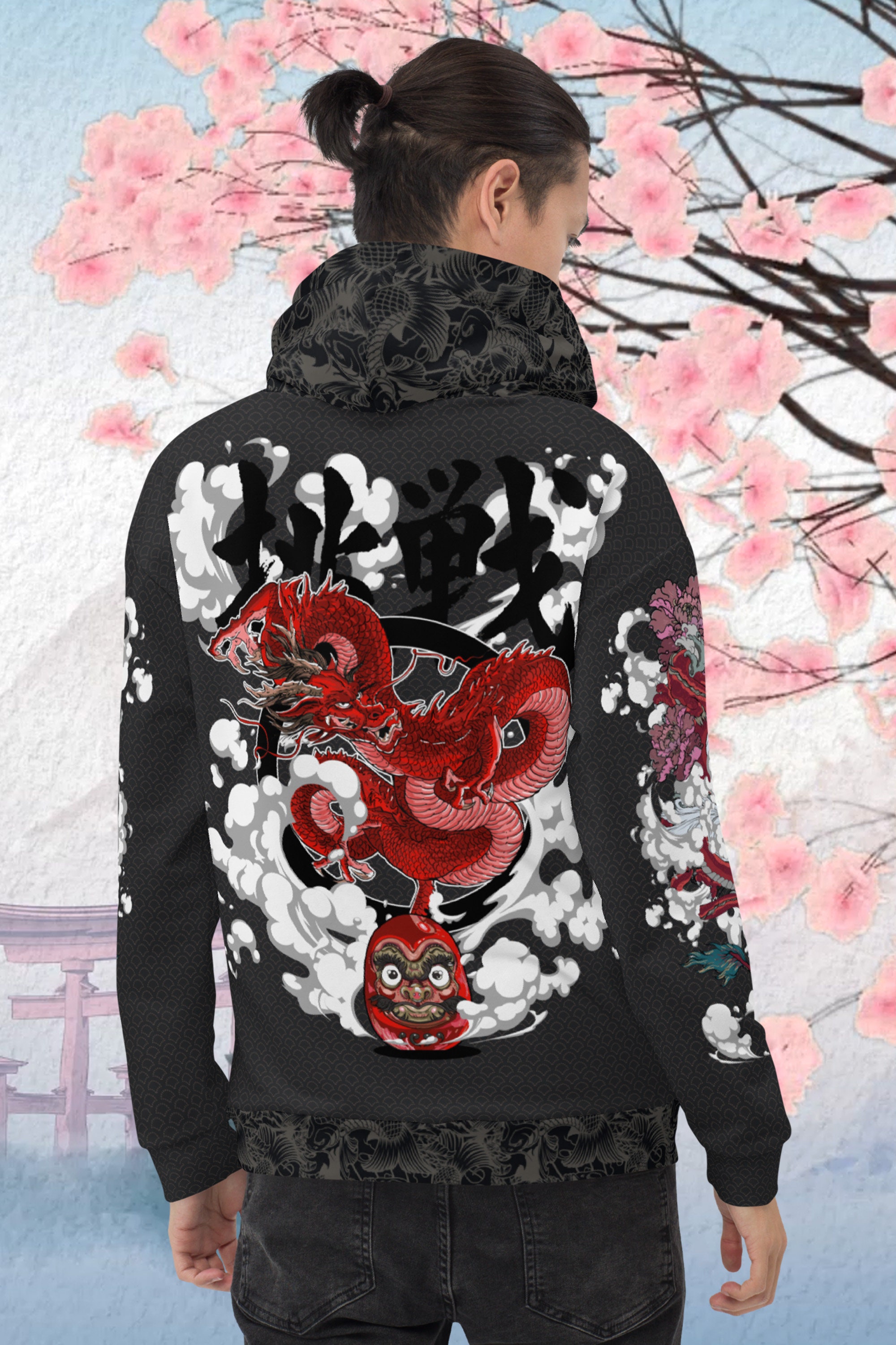 Japanese dragon sweater deals