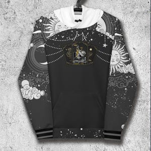 Sudadera unisex con capucha Tarot