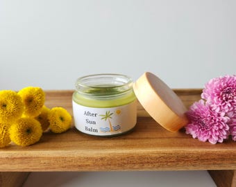 All Natural After Sun Balm: Sunburn Relief with Jojoba & Lavender