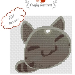 Tabby Slime - Slime Rancher Inspired Cross Stitch Pattern - Instant PDF Download - PATTERN ONLYTa