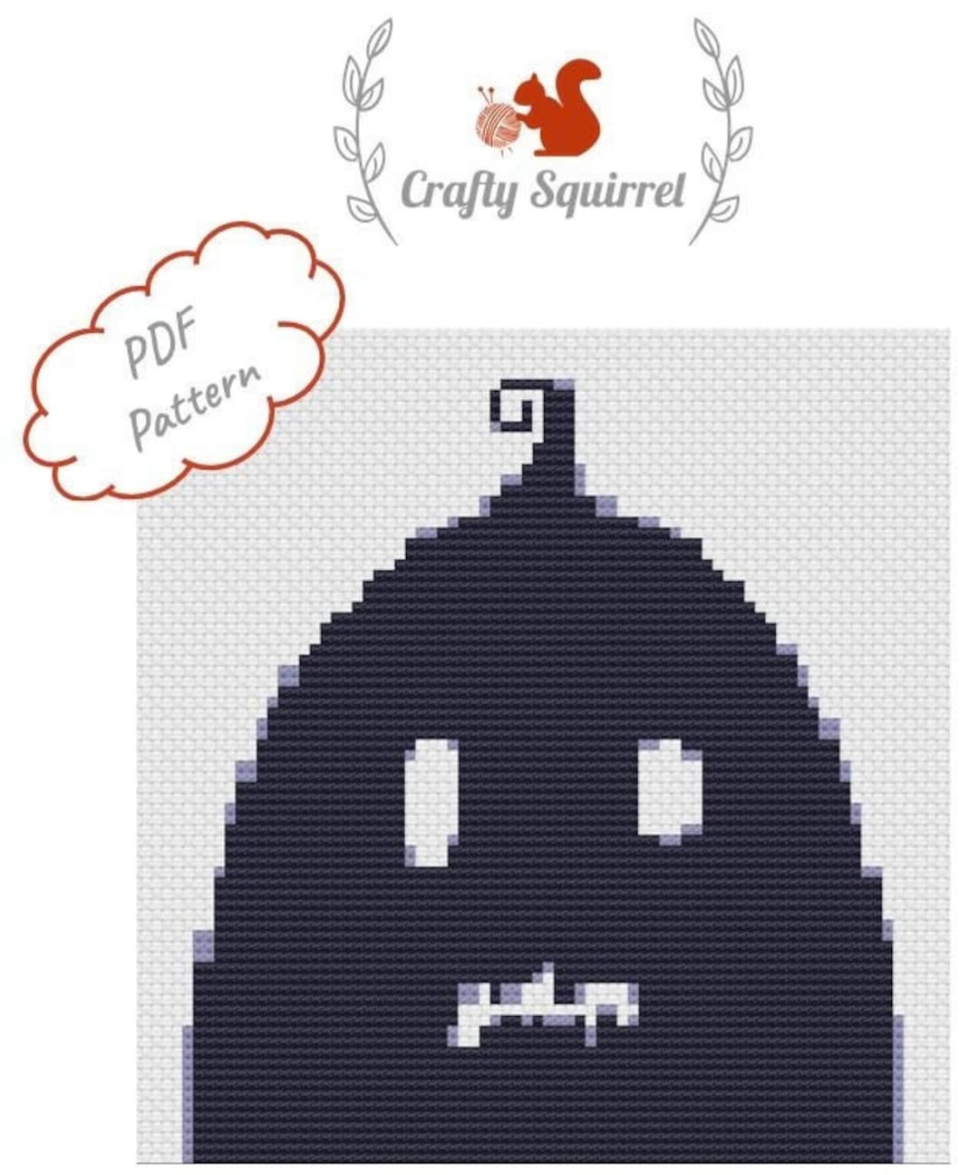 Krobus - Stardew Valley Inspired Cross Stitch Pattern