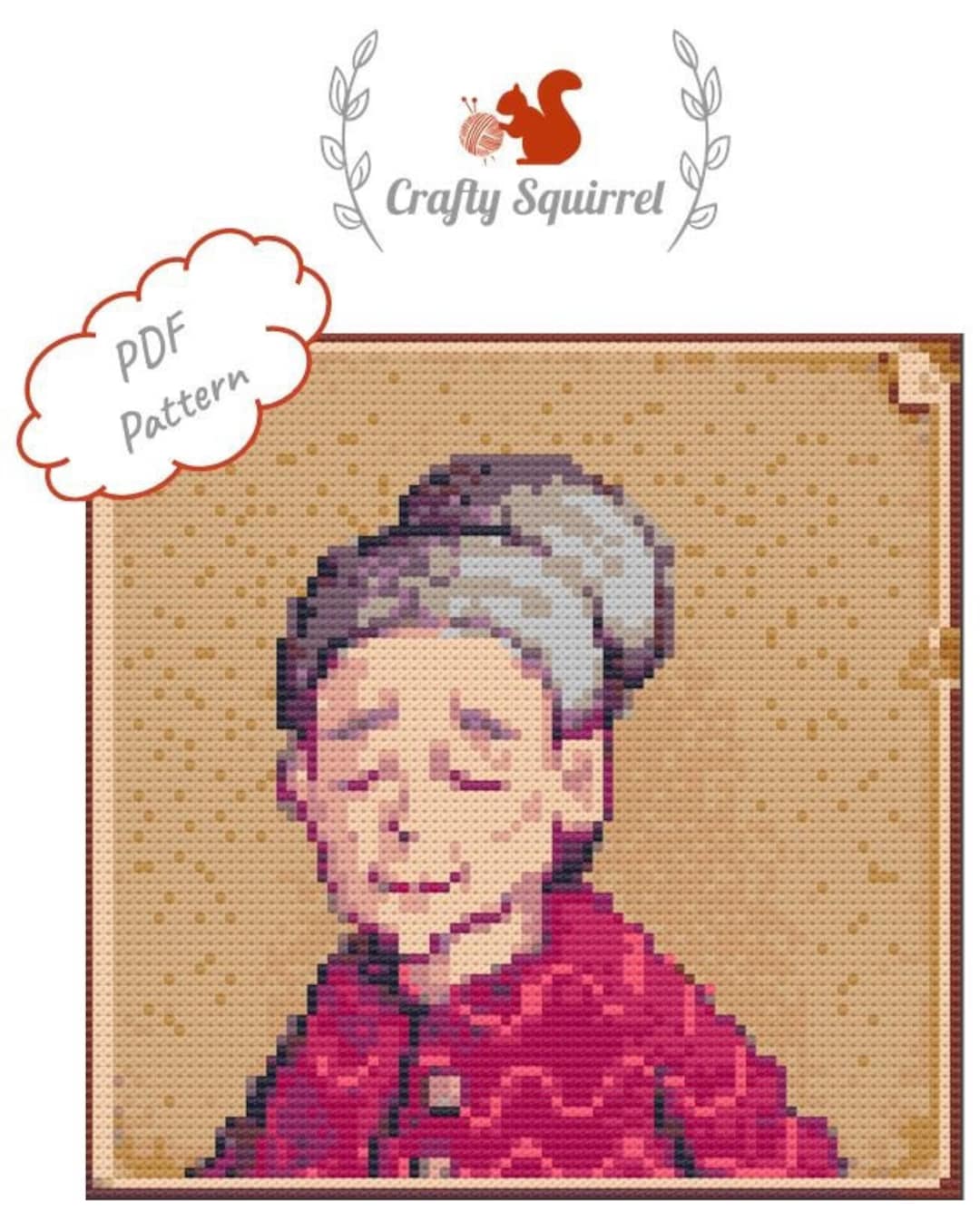 Evelyn - Stardew Valley Inspired Cross Stitch Pattern - Instant PDF ...
