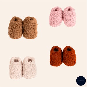 Soft Sole Baby Booties, Baby Slippers for Walking Toddler Baby and Newborn, Baby Shoes, Plush Booties, Baby Moccasins, Baby for Gift