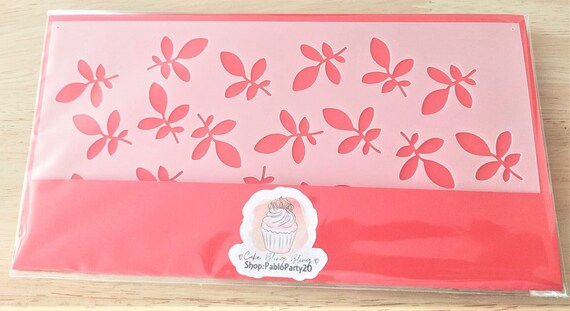 Cake stencil flower pattern,
