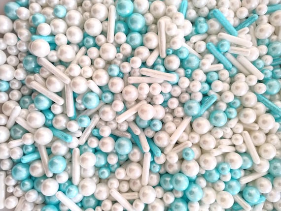 Edible Sprinkles Pearls Cake Toppers Sugar Cupcake Decorations Wedding Birthday Baking Party Supplies Dessert Decoration HALAL