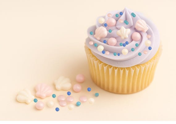 Shell Candy Pearl Sprinkles Mix for Cakes Cookies Edible Pastel Mix Baby Shower Bakery Decorations Bachelorette Cupcake Topper HALAL