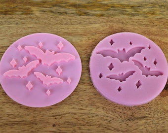 Bat cookie stamp, fondant embosser, Halloween fondant embosser, cupcake fondant cookie stamp and embosser