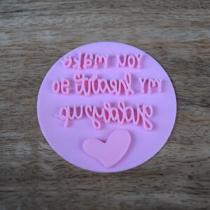 Valentines cookie fondant stamp embosser, cupcake decoration