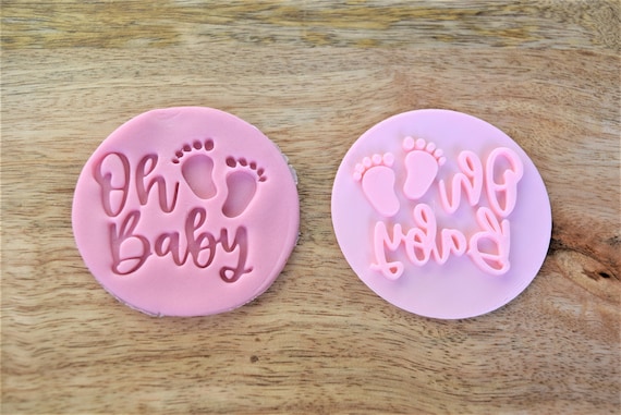 Baby embosser topper Cookie decoration tool Stamp cupcake embellishment Embosser design topper fondant stamp decoration accessory