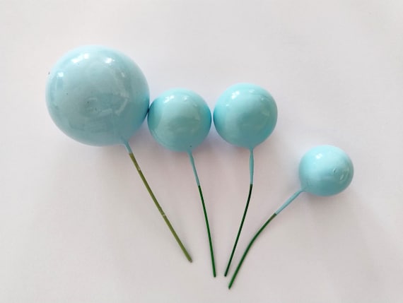 Balls cake topper blue balls Cake decorating accessories Multi-size cake toppers cake decoration