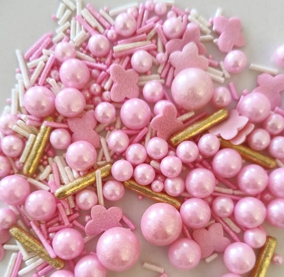 Edible Mix sprinkle cake decoration  Cupcake Confetti Birthday Party Baking Decor edible sugar decor Sprinkle Blend HALAL