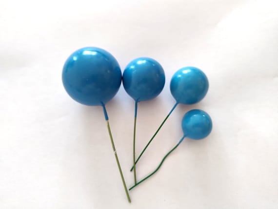 Cake topper balls set birthday cake decoration Multi-size cake toppers