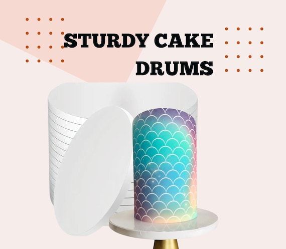 Round Cake Boards 25.4 cm Cake Circles Decoration special occasion cake presentation Cake Presentation Sturdy Durable Cardboard Cake Platter