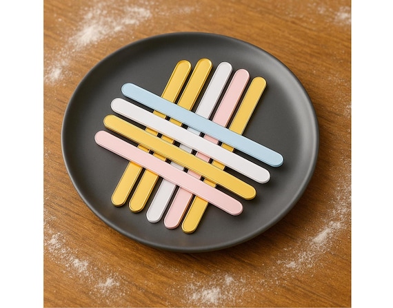 Acrylic Popsicle Sticks Reusable Cakesicle Sticks Gold Mirror Lollipop Rods | Ice Cream Mold Decoration | Candy Treat Supplies