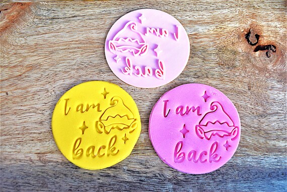 Merry Christmas Cookie Stamp Embosser Fondant Cupcake Topper Festive Baking Holiday Cake Decoration Christmas fondant stamp