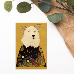 Carte postale Golden Retriever chien - Carte postale animal - Grandes Pyrénées
