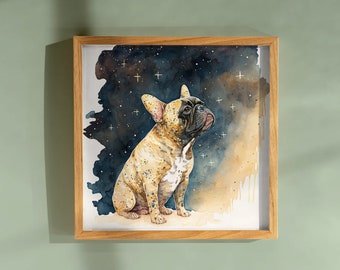 【原画】『ジグ公爵』（フレンチブルドッグ　犬　絵画） 原画】『ジグ公爵』（フレンチブルドッグ 犬 絵画） 原画】『ジグ公爵