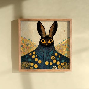 Hare Poster Print - Animal Wall Decor - Rabbit East Bunny