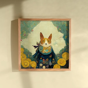 Fairy Corgi Poster Print - Animal Wall Art - Fairytale Dog By Cosmic Honk