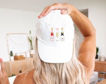 I Love Champagne Baseball Hat, Champagne Baseball Cap, Champagne Lover Hats, Gifts for Champagne Lovers