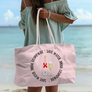 Champagne tote sale