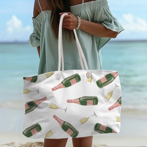 Champagne tote on sale