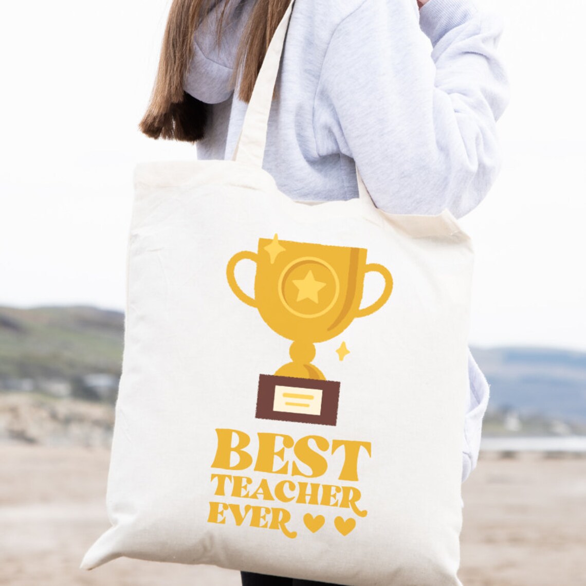 Teacher Award Tote Bag - Cotton Canvas Award Gift - Etsy