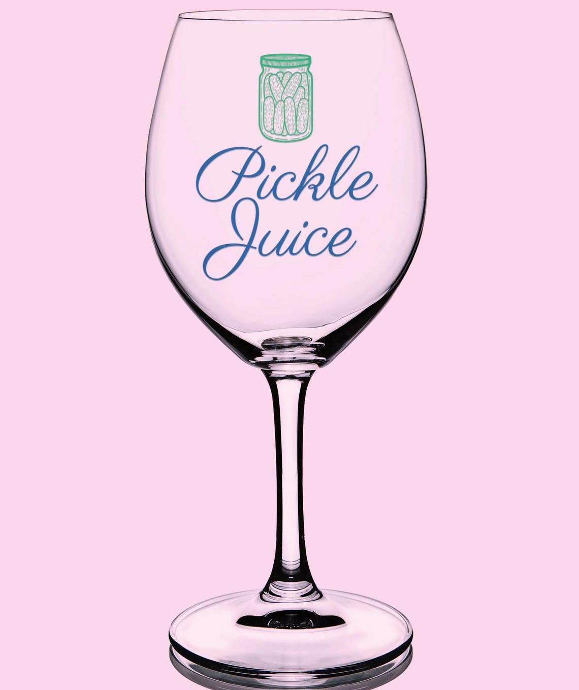 Pickle Juice Pickleball Wine Glass, 12oz Pickleball Wine Glass ...