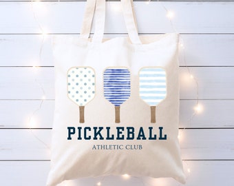 Canvas draagtas Pickleball Athletic Club: sportieve draagtas
