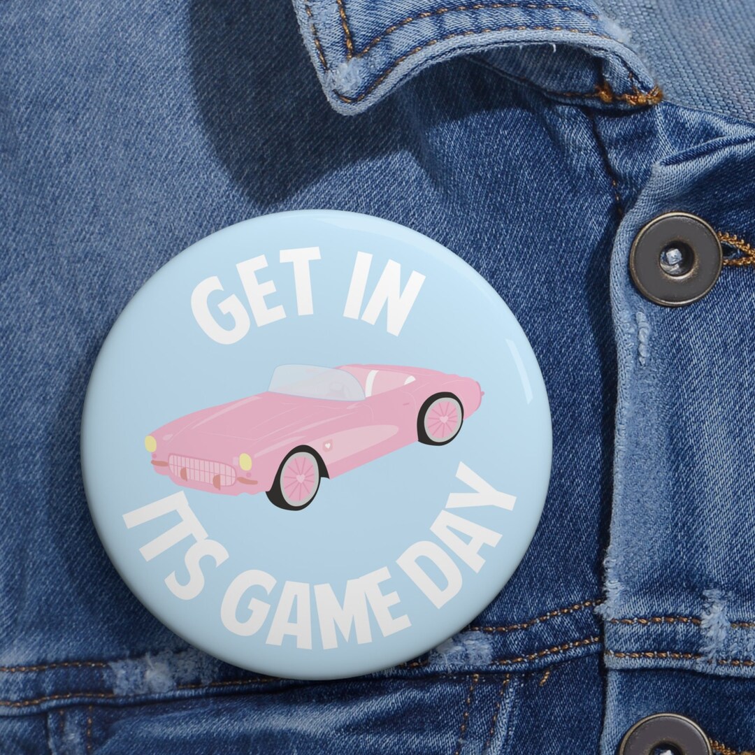 Pink Convertable Pin Sorority Game Day Pin: Pink Convertible Sorority Style (3