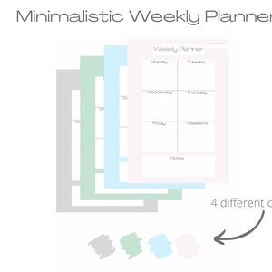 Digital Weekly Planner for GoodNotes, Notability, iPad planner, PDF, Printable