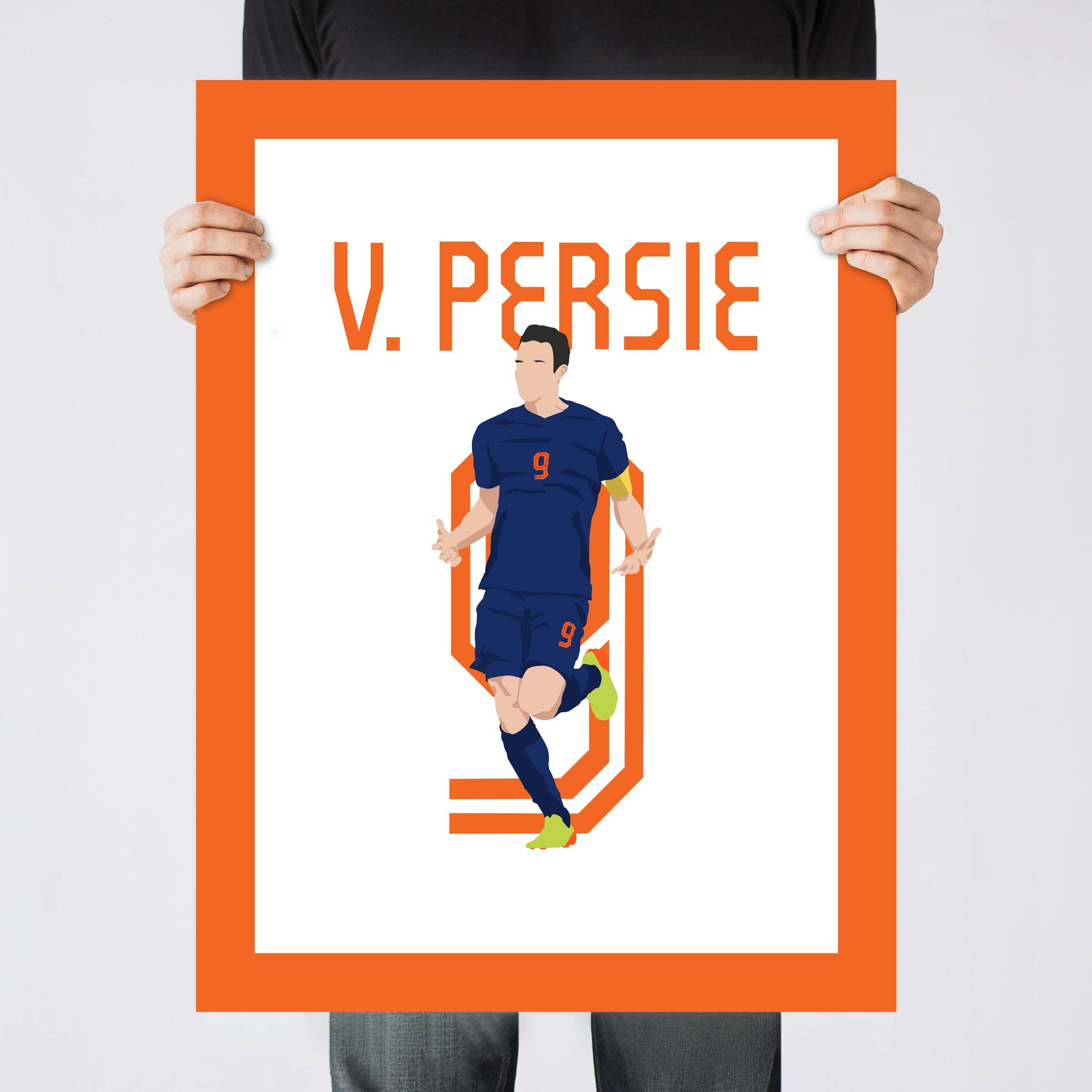 Robin van Persie's retro Netherlands kit