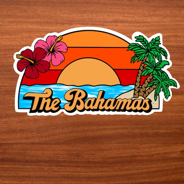 Bahamas Sticker, Nassau Bahamas, Exuma Bahamas, The Bahamas Sticker, Bahamas