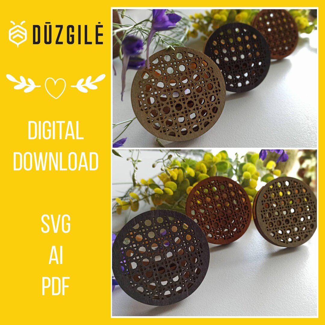 Car Aroma Diffuser, Laser Cut Rattan Style Car Vent, Car Air Freshener
