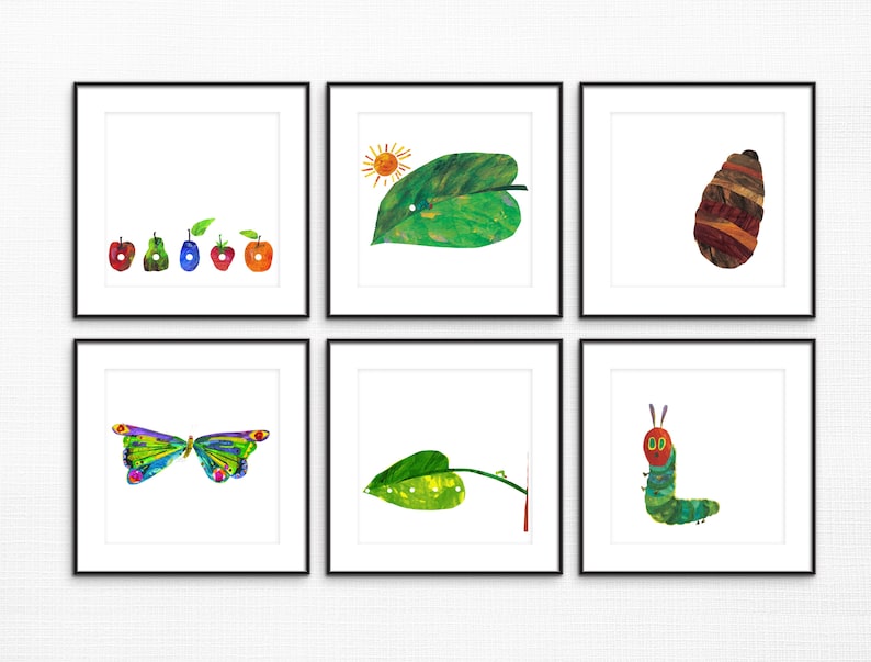 The Very Hungry Caterpillar Digital Gallery Wall Elementary Preschool ...