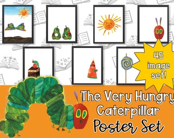 The Very Hungry Caterpillar Digital Gallery Wall Elementary Preschool Set