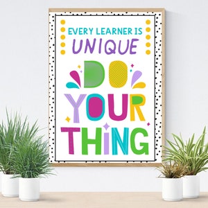 Do Your Thing Sign: Colorful Classroom Decor (Digital Download)