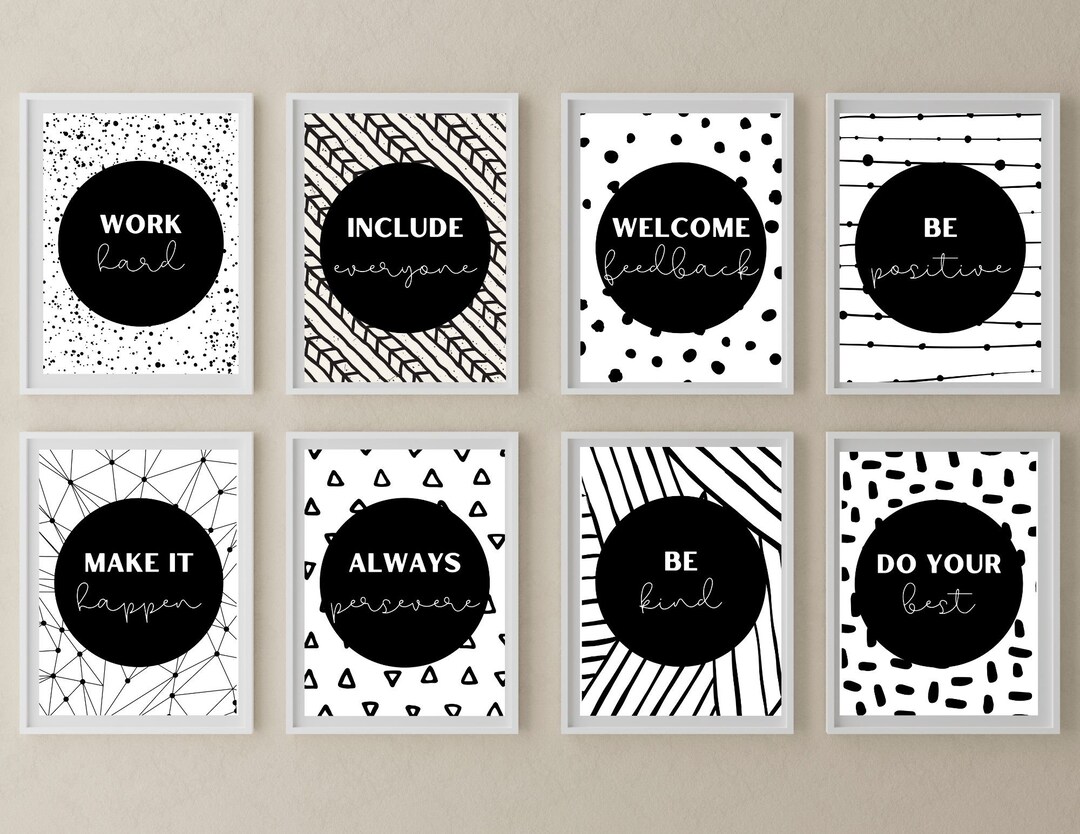 Positive Affirmations, Classroom Decor, Motivational Poster, Homeschool ...