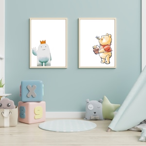 Printable Children's Book Character Gallery Wall Poster Bundle SET 2 ...