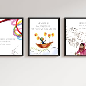 Children's Story Book Quote Prints: Classroom Library Decor (Instant Download) image 6