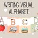 Minimal Writing Visual Alphabet Posters Animal Alphabet Posters Magical ...