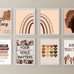 Diversity Prints: Equality Art for Classroom or Playroom (Digital Download)