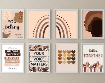 Diversity Prints: Equality Art for Classroom or Playroom (Digital Download)