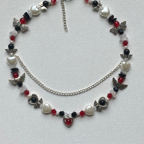 Kpop Album Inspired Blue Star Beaded Necklace Etsy