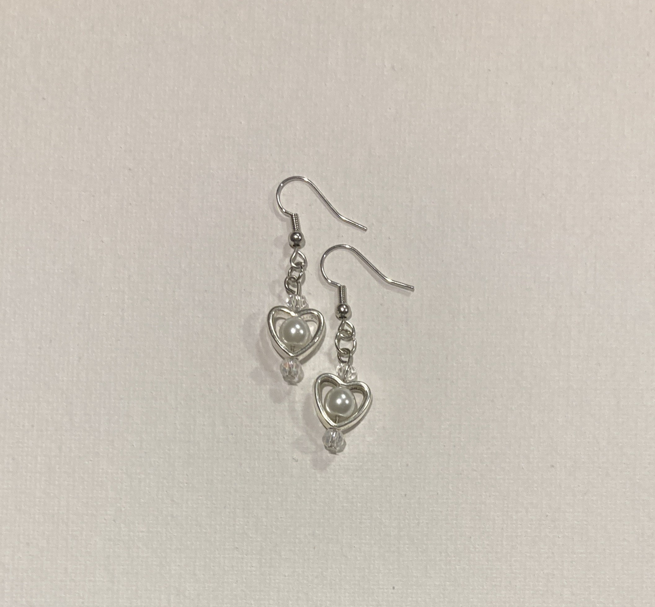 LATS 2022 Fashion Love Peach Heart Shiny Earrings Simple