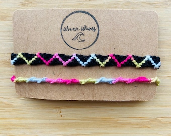 Ombré Thread Friendship Bracelet Set: Summer Beach Colours