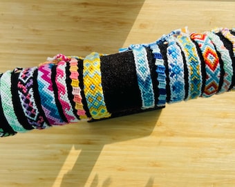 Handmade Friendship Bracelet: Adjustable Tie, Summer/Autumn Styles